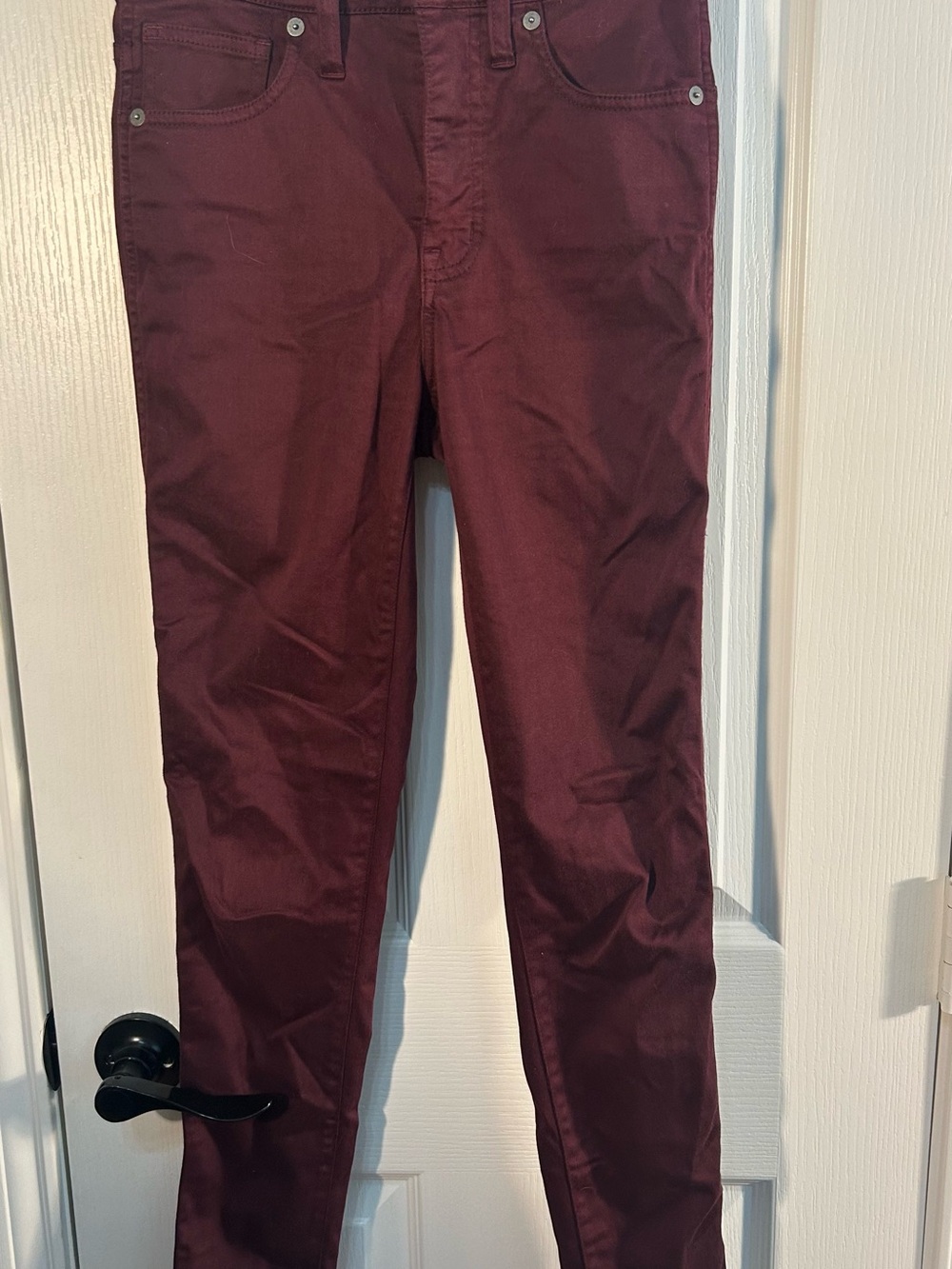 Madewell Women’s Wine Slim Chinos